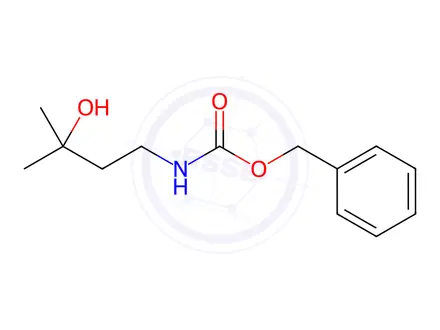 Chemical structure of Benzyl N-(3-hydroxy-3-methylbutyl)carbamate