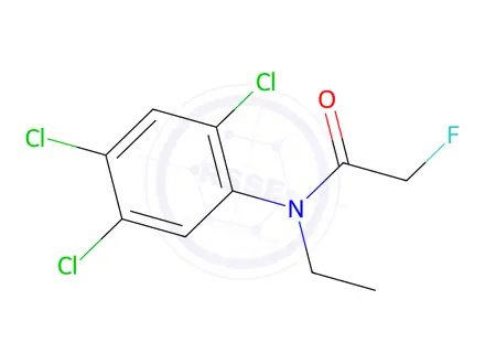 Chemical structure of N-Ethyl-2-fluoro-2',4',5'-trichloroacetanilide
