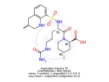 Chemical structure of Argatroban Impurity 200