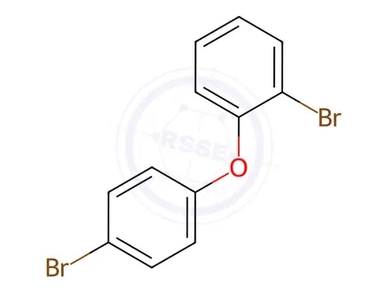 Chemical structure of 2,4'-Dibromodiphenyl Ether