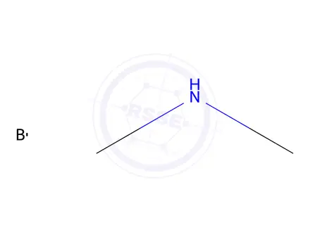 Chemical structure of Methanamine, N-methyl-, compd. with borane (1:1) (9CI)