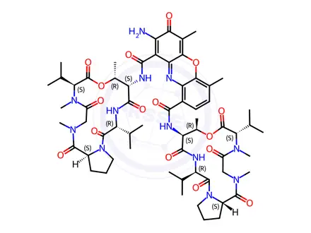 Chemical structure of Actinomycin D