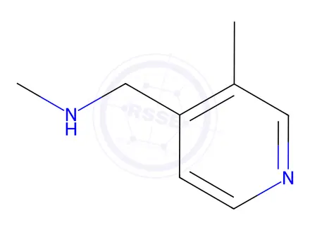 Chemical structure of N-methyl-1-(3-methylpyridin-4-yl)methanamine