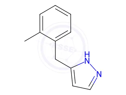 Chemical structure of 3-(2-Methylbenzyl)-1H-pyrazole