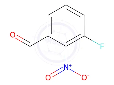 Chemical structure of 3-fluoro-2-nitrobenzaldehyde