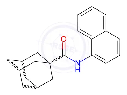Chemical structure of N-(1-Naphthyl)-1-adamantanecarboxamide