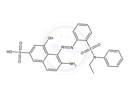 Chemical structure of Acid red 57