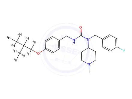 Chemical structure of Pimavanserin-d9