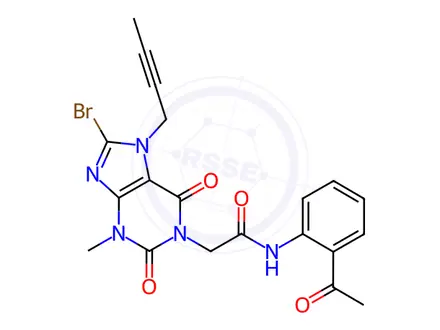 Chemical structure of Linagliptin Impurity 13