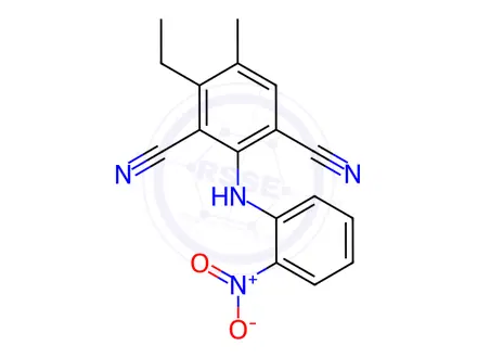 Chemical structure of Olanzapine Impurity BNB