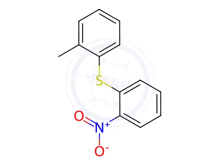 Chemical structure of 1-Methyl-2-[(2-nitrophenyl)thio]benzene
