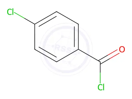 Chemical structure of 4-Chlorobenzoyl Chloride