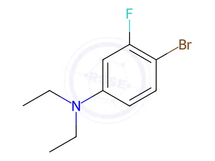 Chemical structure of 4-Bromo-N,N-diethyl-3-fluoroaniline