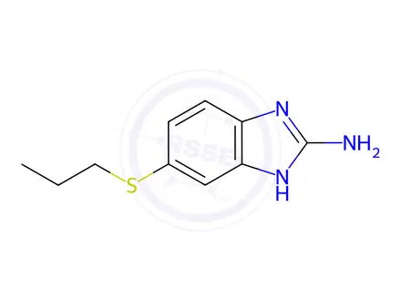 Chemical structure of Albendazole-2-amino