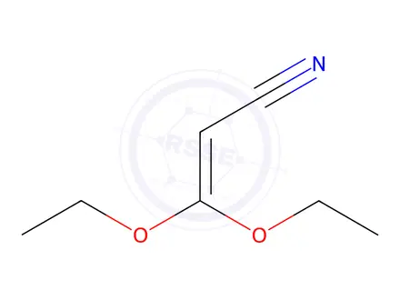 Chemical structure of 3,3-Diethoxyacrylonitrile