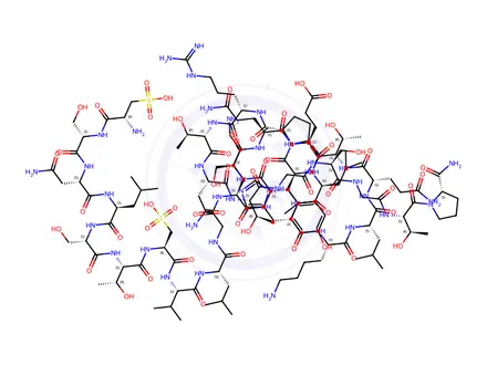 Chemical structure of Calcitonin EP Impurity F