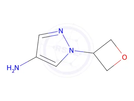 Chemical structure of 1-(oxetan-3-yl)-1H-pyrazol-4-amine