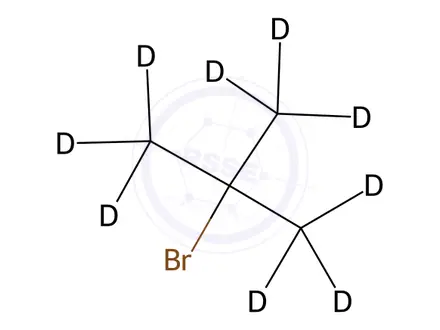 Chemical structure of 2-bromo-2-methylpropane-d9