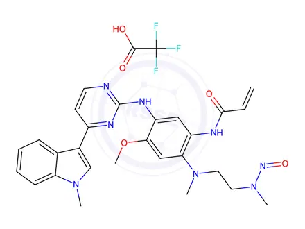 Chemical structure of Osimertinib Impurity 37 TFA salt