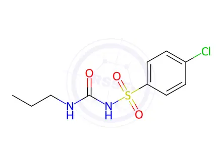 Chemical structure of Chlorpropamide