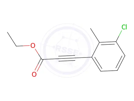 Chemical structure of Ethyl 3-(3-chloro-2-methylphenyl)propiolate