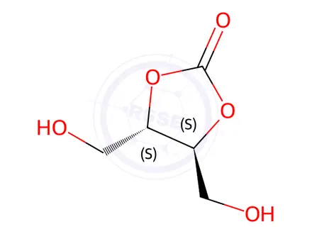 Chemical structure of 4,5-bis(hydroxymethyl)-1,3-dioxolan-2-one