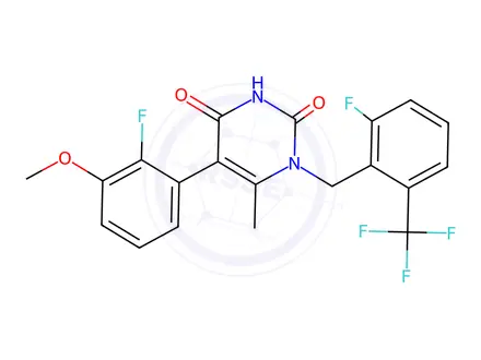Chemical structure of Elagolix Impurity 139