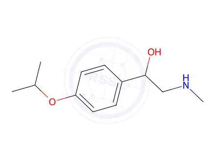 Chemical structure of 1-(4-Isopropoxyphenyl)-2-(methylamino)ethan-1-ol