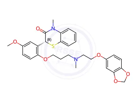 Chemical structure of Semotiadil