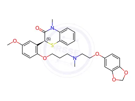 Chemical structure of Semotiadil Impurity 2