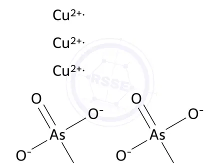 Chemical structure of CUPRIC ARSENATE