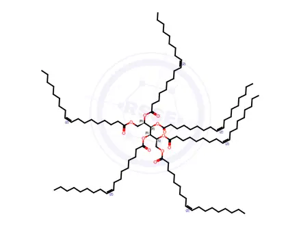 Chemical structure of D-glucitol hexaoleate
