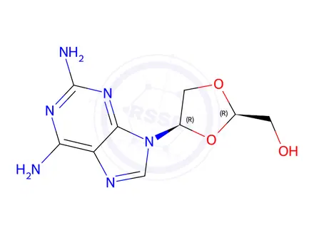 Chemical structure of AMDOXOVIR