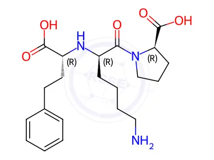 Chemical structure of Lisinopril Enantiomer
