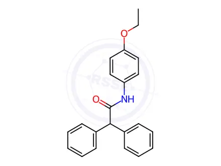 Chemical structure of N-(4-Ethoxyphenyl)-2,2-diphenylacetamide