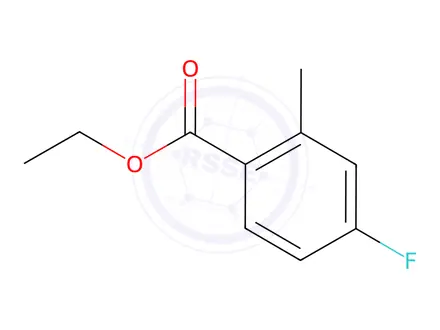 Chemical structure of Ethyl 4-fluoro-2-methylbenzoate
