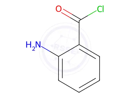 Chemical structure of Benzoyl chloride, 2-amino-(9CI)