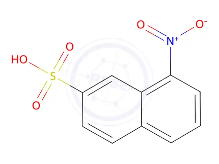 Chemical structure of 1-Nitronaphthalene-7-Sulfonic Acid
