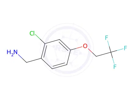Chemical structure of 2-Chloro-4-(2,2,2-trifluoroethoxy)-benzylamine