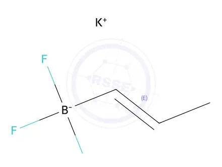 Chemical structure of Potassium trans-1-propenyltrifluoroborate