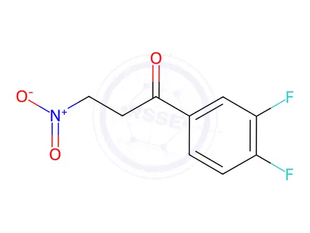 Chemical structure of 1-(3,4-Difluorophenyl)-3-nitro-1-propanone