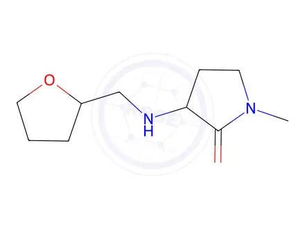 Chemical structure of 1-Methyl-3-(((tetrahydrofuran-2-yl)methyl)amino)pyrrolidin-2-one