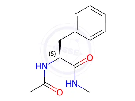 Chemical structure of Acetyl-L-phenylalanine Methyl Amide