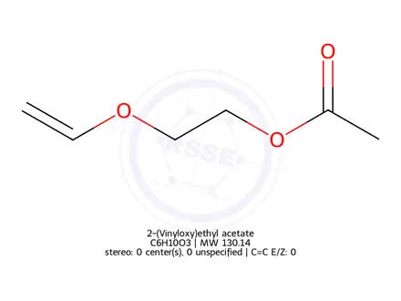 Chemical structure of 2-(Vinyloxy)ethyl acetate