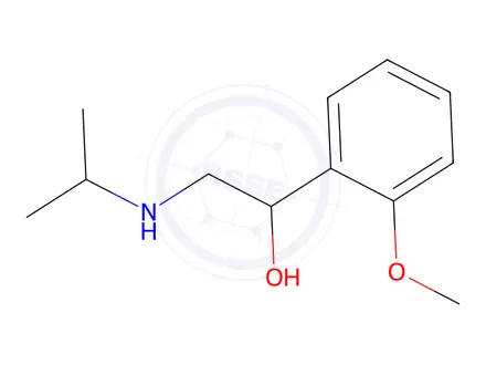 Chemical structure of 2-Isopropylamino-1-(2-methoxy-phenyl)-ethanol