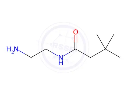 Chemical structure of N-(2-aminoethyl)-3,3-dimethylbutanamide