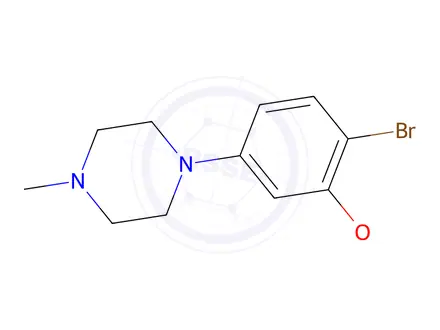 Chemical structure of 1-(4-Bromo-3-methoxyphenyl)-4-methylpiperazine