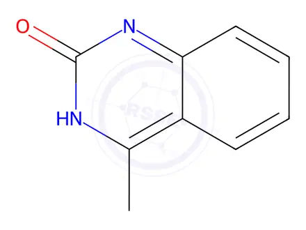 Chemical structure of 4-methylquinazolin-2(1H)-one