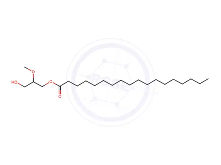 Chemical structure of 1-O-octadecyl-2-O-methylglycerol