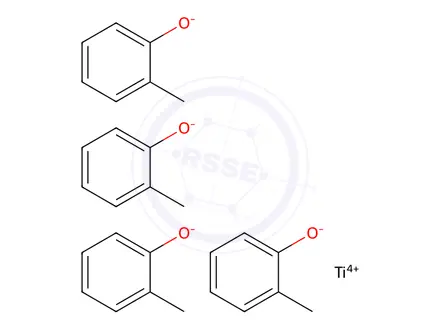 Chemical structure of TITANIUM(IV) CRESYLATE